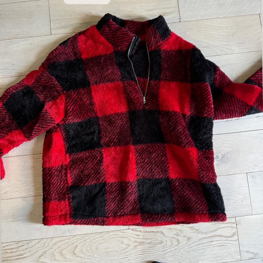 Quarter zip Sherpa